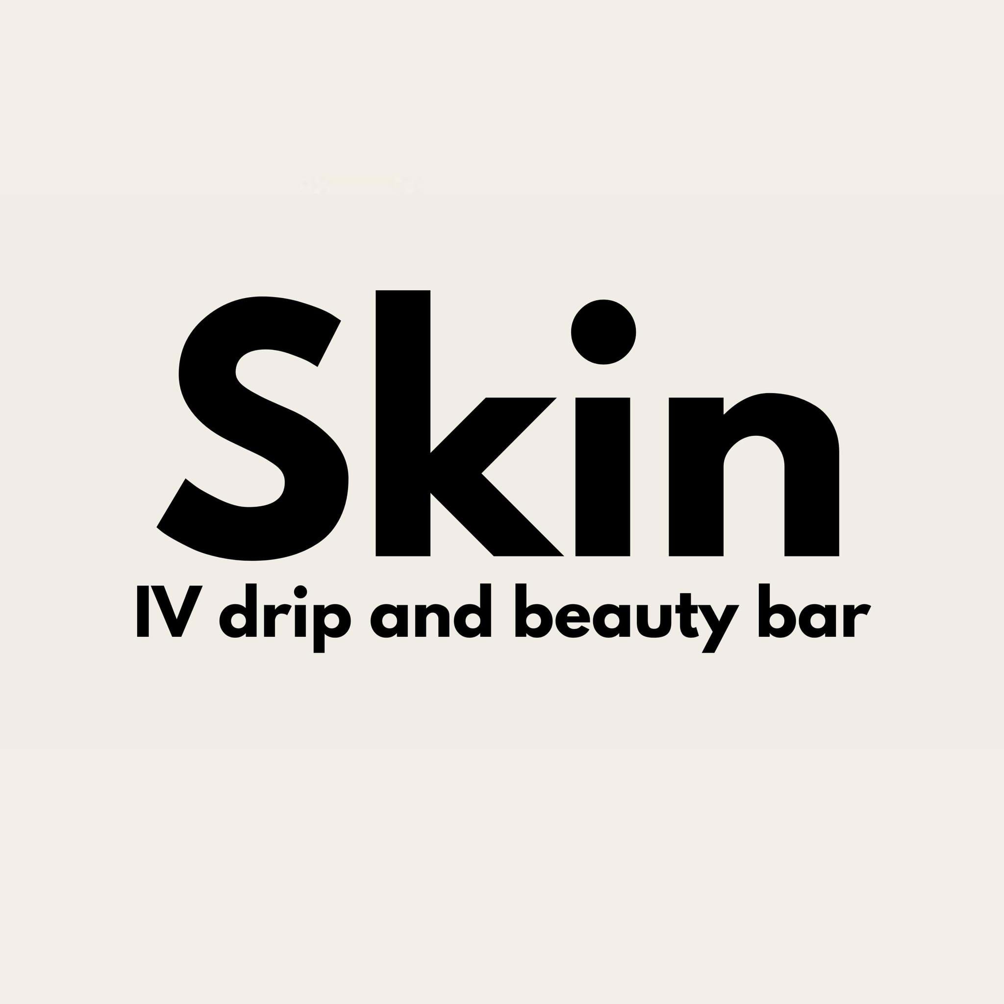 Skin IV drip and beauty bar